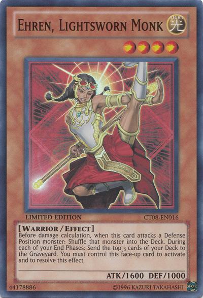 Ehren, Lightsworn Monk [CT08-EN016] Super Rare | Devastation Store