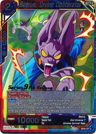 Beerus, Divine Obliterator [BT9-107] | Devastation Store