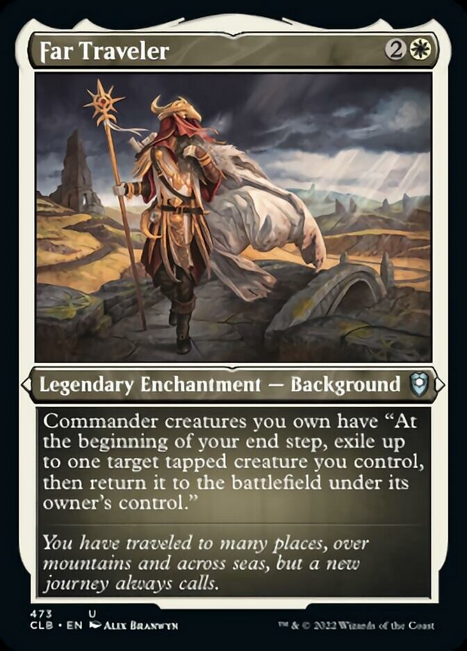 Far Traveler (Foil Etched) [Commander Legends: Battle for Baldur's Gate] | Devastation Store