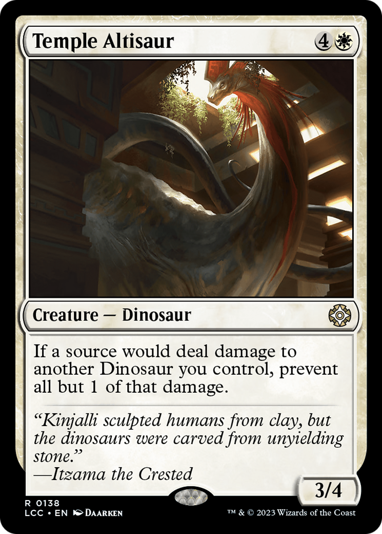 Temple Altisaur [The Lost Caverns of Ixalan Commander] | Devastation Store