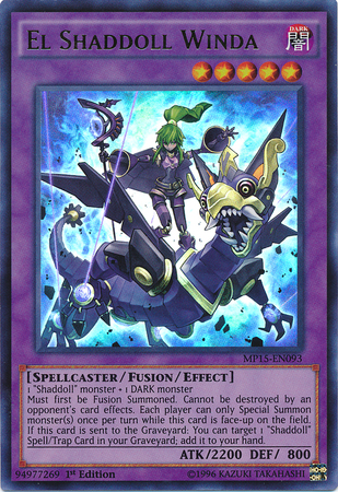 El Shaddoll Winda [MP15-EN093] Ultra Rare | Devastation Store