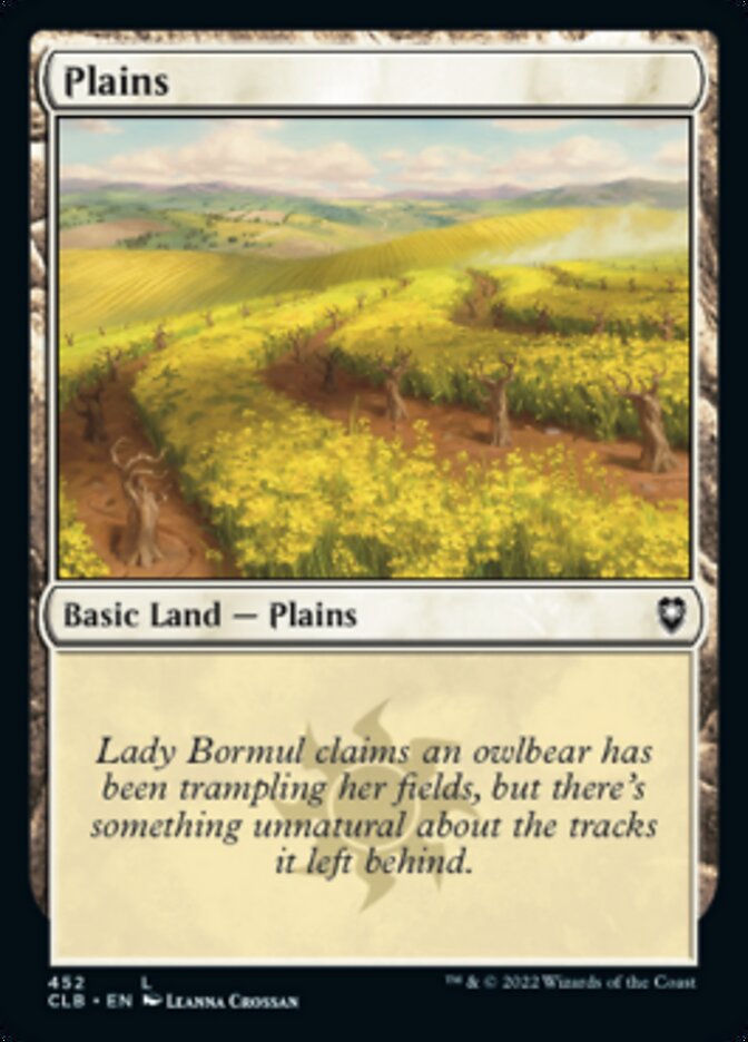 Plains (452) [Commander Legends: Battle for Baldur's Gate] | Devastation Store