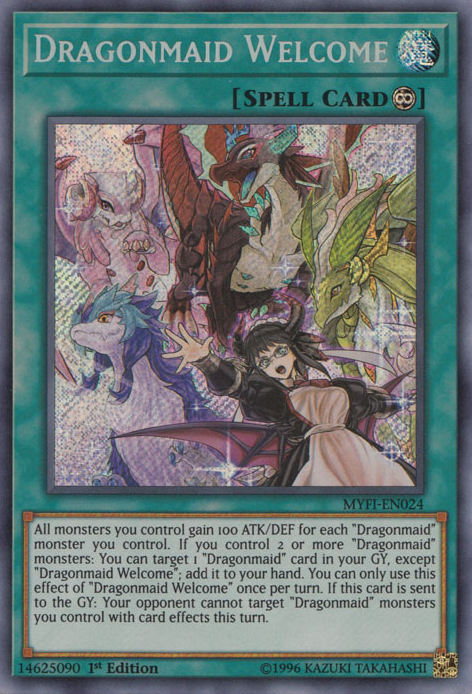 Dragonmaid Welcome [MYFI-EN024] Secret Rare | Devastation Store