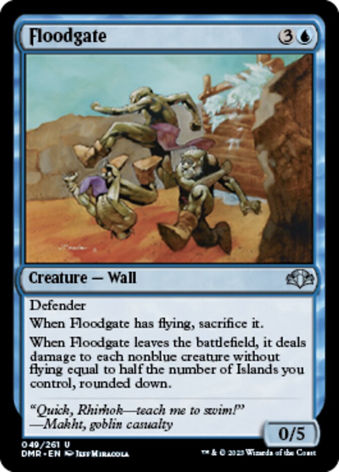 Floodgate [Dominaria Remastered] | Devastation Store