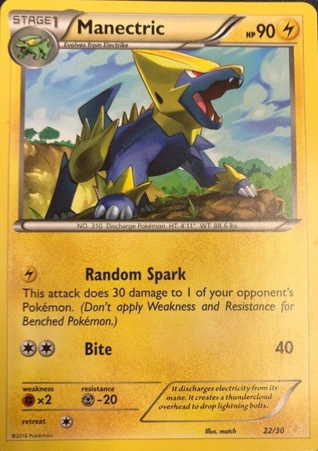 Manectric (22/30) [XY: Trainer Kit 3 - Pikachu Libre] | Devastation Store