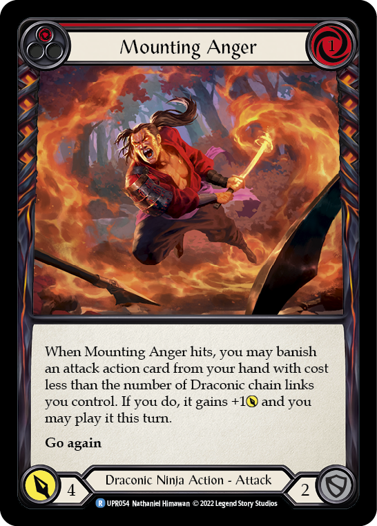 Mounting Anger (Red) [UPR054] (Uprising)  Rainbow Foil | Devastation Store