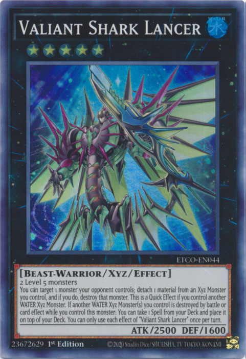 Valiant Shark Lancer [ETCO-EN044] Super Rare | Devastation Store