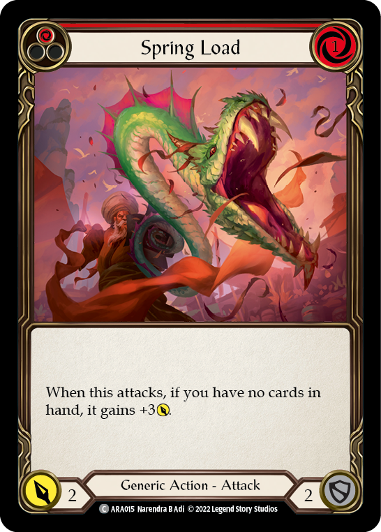 Spring Load (Red) [ARA015] (Outsiders Arakni Blitz Deck) | Devastation Store