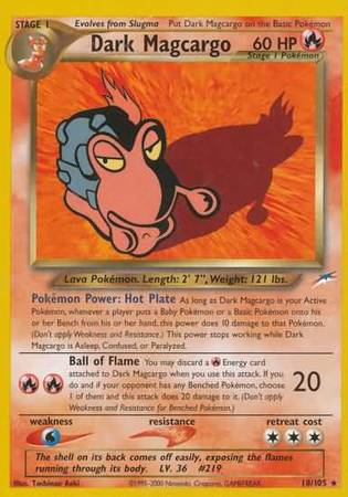 Dark Magcargo (18/105) [Neo Destiny Unlimited] | Devastation Store
