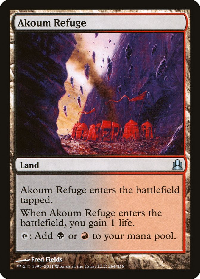 Akoum Refuge [Commander 2011] - Devastation Store | Devastation Store