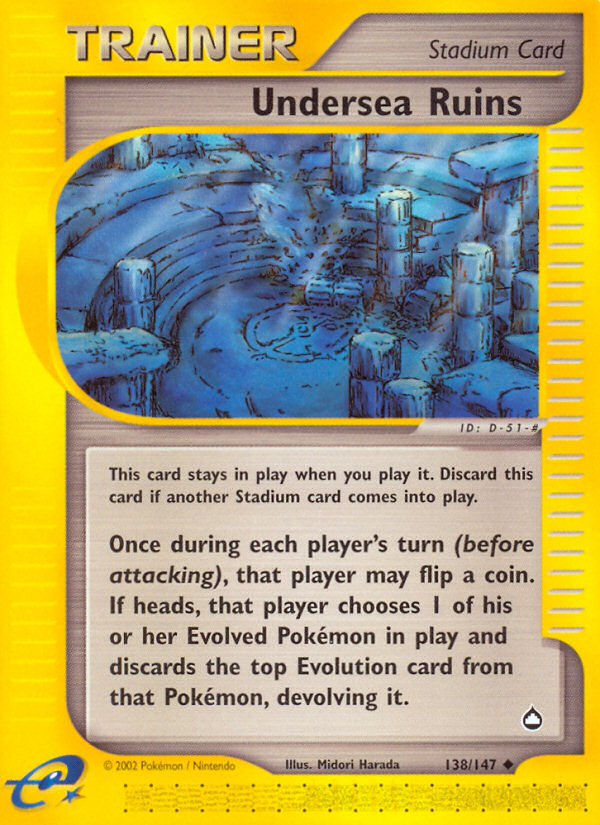 Undersea Ruins (138/147) [Aquapolis] | Devastation Store
