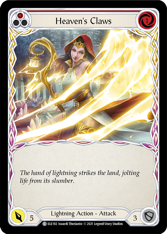 Heaven's Claws (Red) [ELE192] (Tales of Aria)  1st Edition Normal | Devastation Store