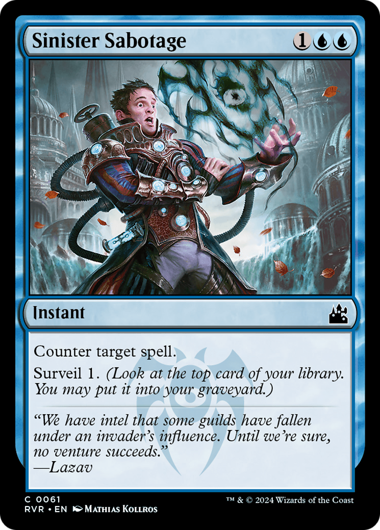 Sinister Sabotage [Ravnica Remastered] | Devastation Store