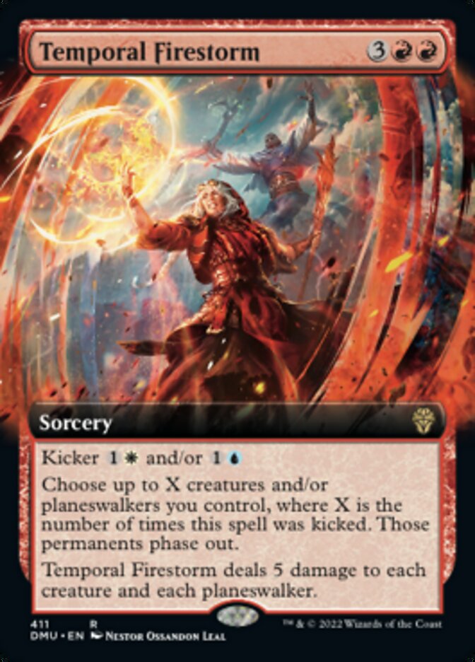 Temporal Firestorm (Extended Art) [Dominaria United] | Devastation Store