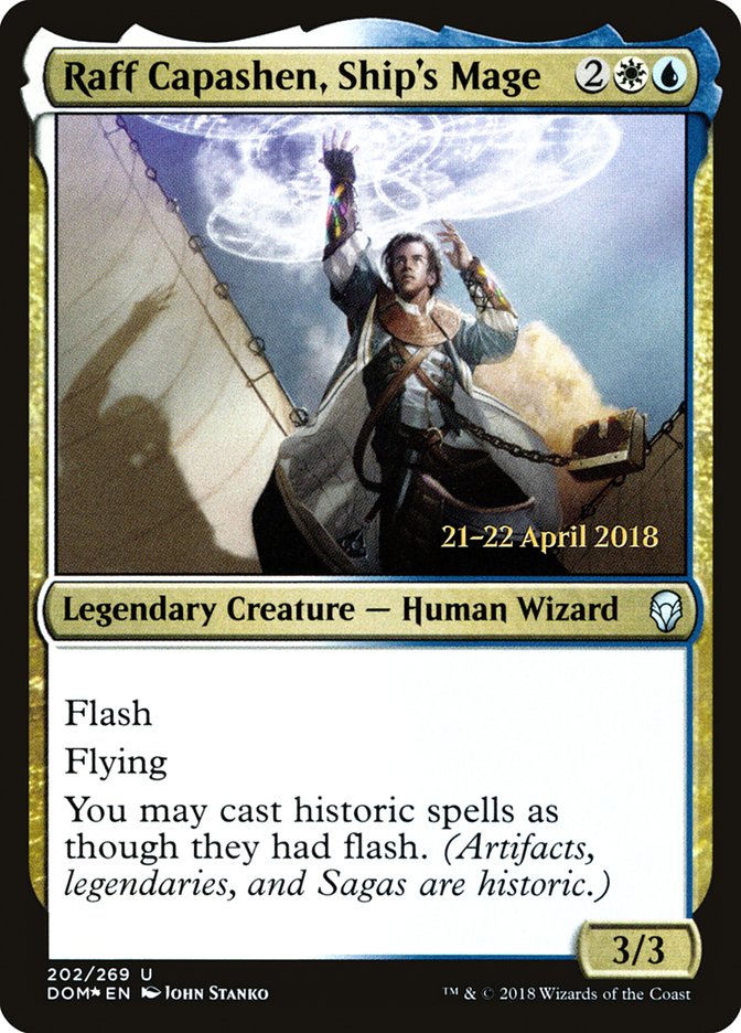 Raff Capashen, Ship's Mage  [Dominaria Prerelease Promos] | Devastation Store