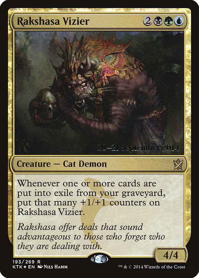 Rakshasa Vizier  [Khans of Tarkir Prerelease Promos] - Devastation Store | Devastation Store