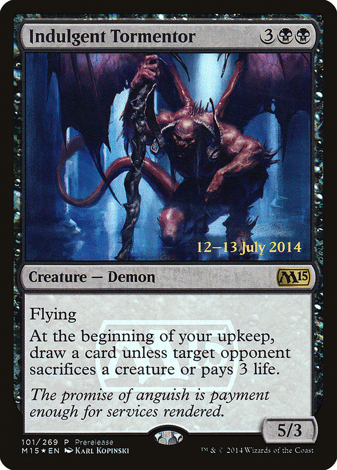 Indulgent Tormentor [Magic 2015 Prerelease Promos] | Devastation Store