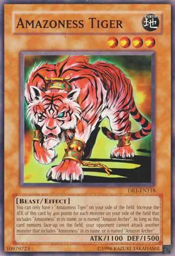 Amazoness Tiger [DR1-EN118] Common | Devastation Store
