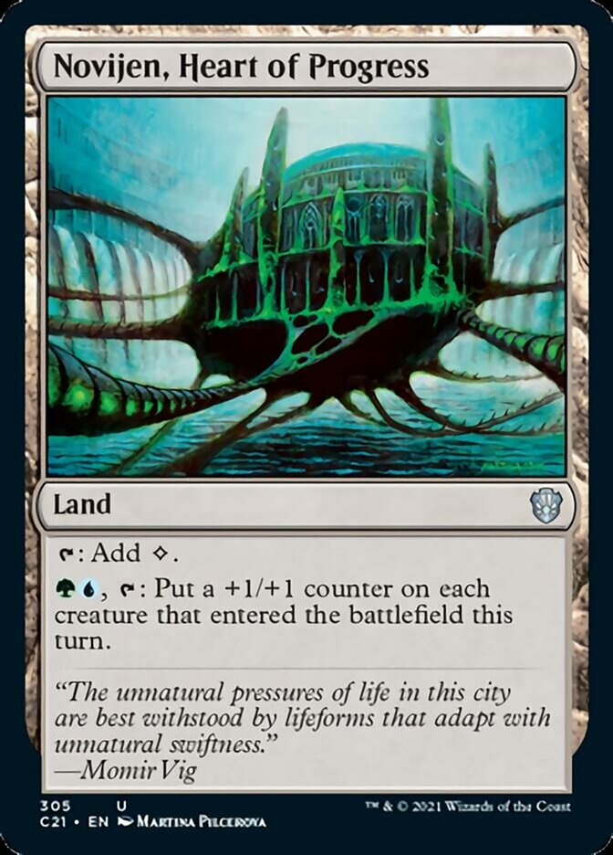 Novijen, Heart of Progress [Commander 2021] | Devastation Store