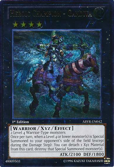 Heroic Champion - Gandiva (UTR) [ABYR-EN042] Ultimate Rare | Devastation Store