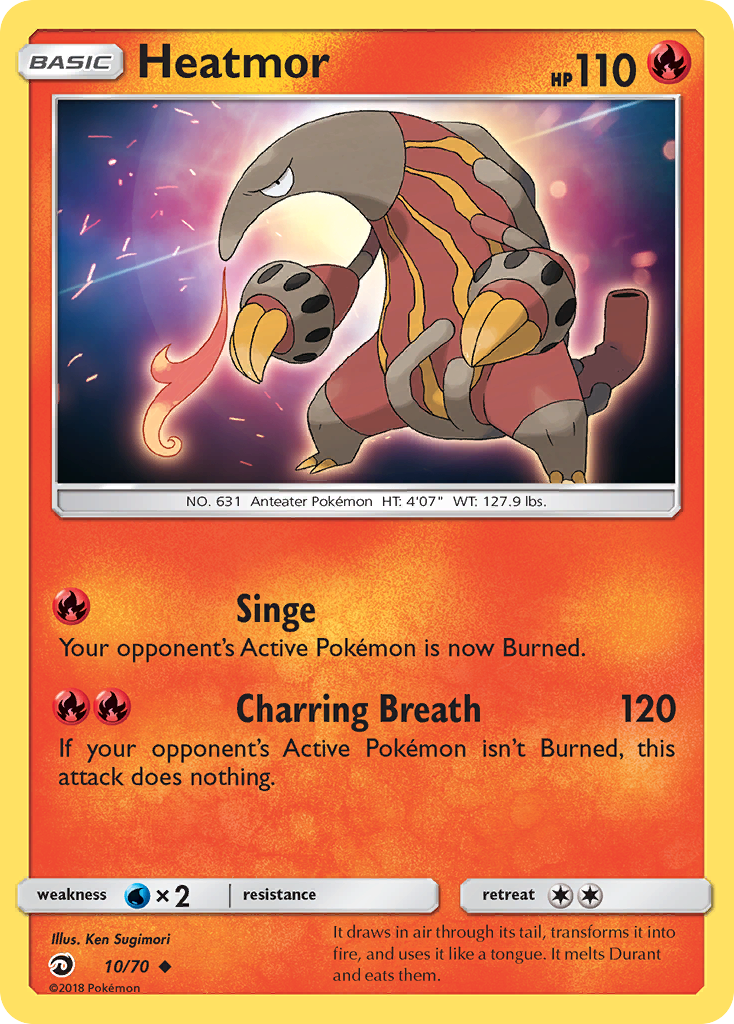 Heatmor (10/70) [Sun & Moon: Dragon Majesty] | Devastation Store