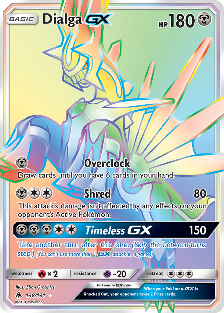 Dialga GX (138/131) [Sun & Moon: Forbidden Light] | Devastation Store