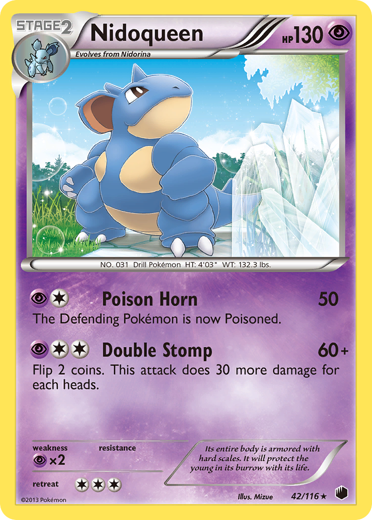 Nidoqueen (42/116) [Black & White: Plasma Freeze] | Devastation Store