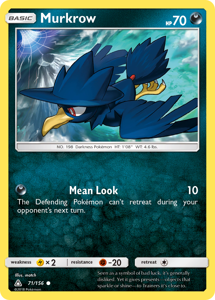 Murkrow (71/156) [Sun & Moon: Ultra Prism] | Devastation Store
