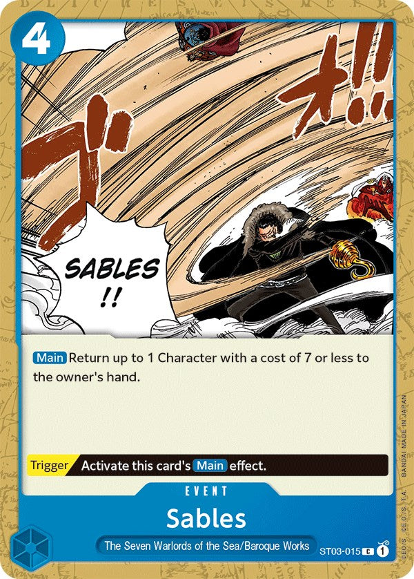Sables [Starter Deck: The Seven Warlords of The Sea] | Devastation Store