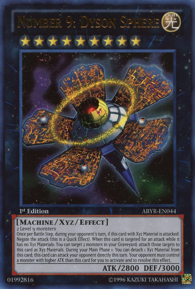 Number 9: Dyson Sphere [ABYR-EN044] Ultra Rare | Devastation Store