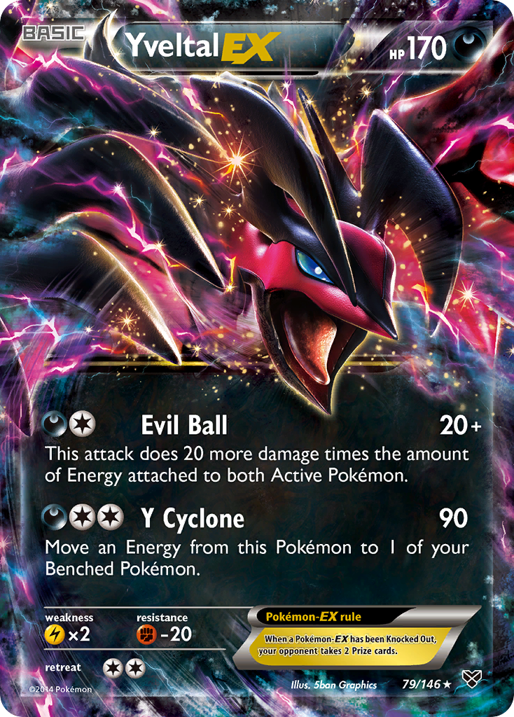 Yveltal EX (79/146) [XY: Base Set] | Devastation Store