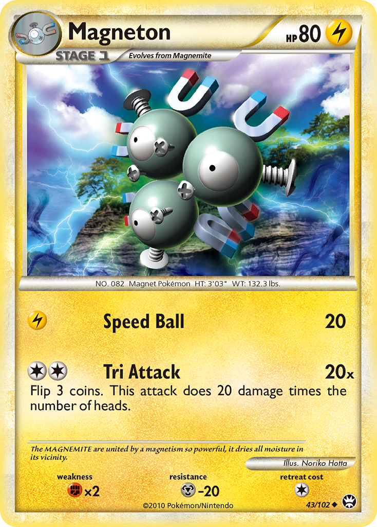 Magneton (43/102) [HeartGold & SoulSilver: Triumphant] | Devastation Store