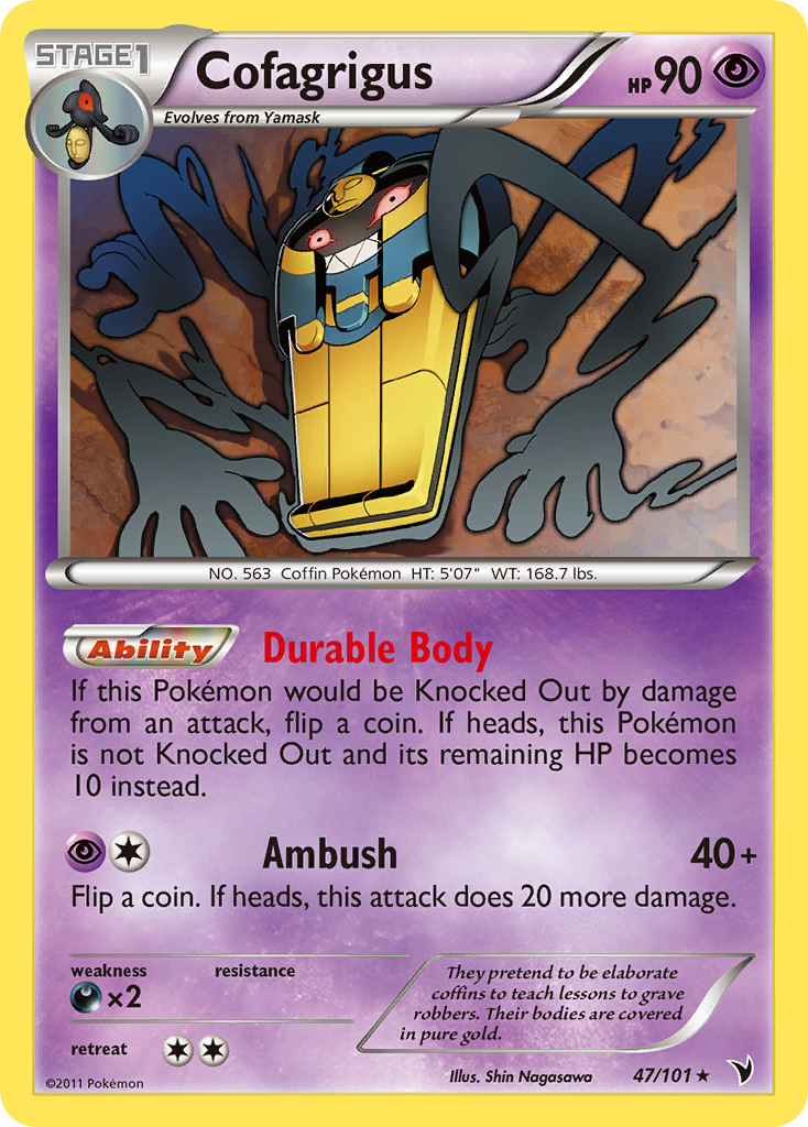 Cofagrigus (47/101) [Black & White: Noble Victories] | Devastation Store