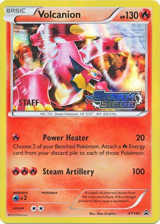 Volcanion (XY145) (Staff) [XY: Black Star Promos] | Devastation Store