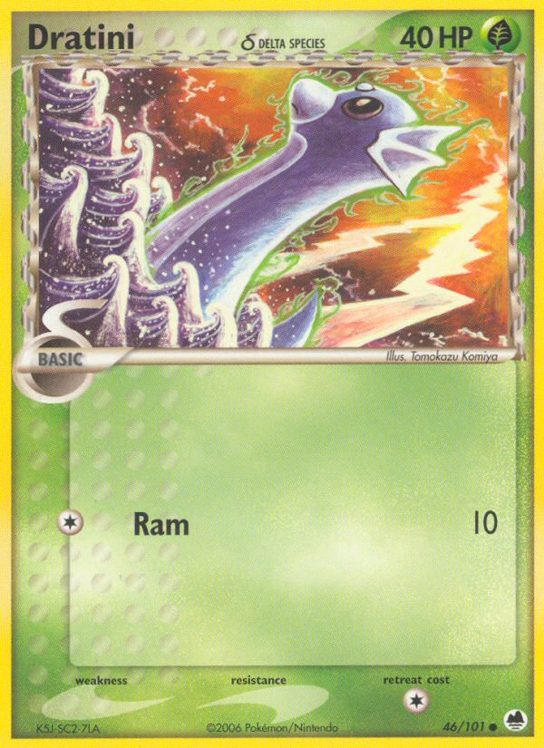 Dratini (46/101) (Delta Species) [EX: Dragon Frontiers] | Devastation Store