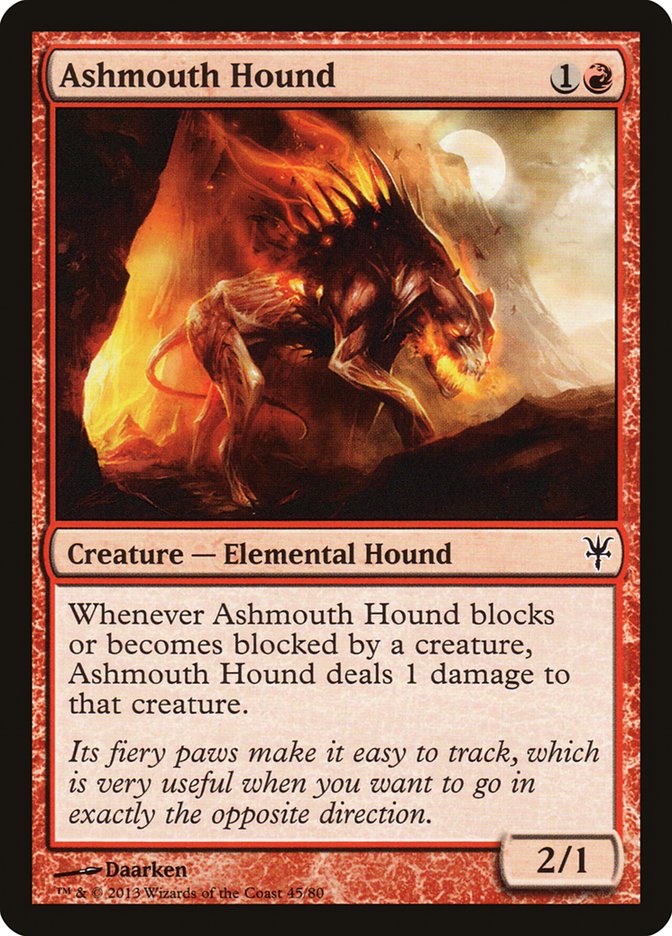 Ashmouth Hound [Duel Decks: Sorin vs. Tibalt] - Devastation Store | Devastation Store