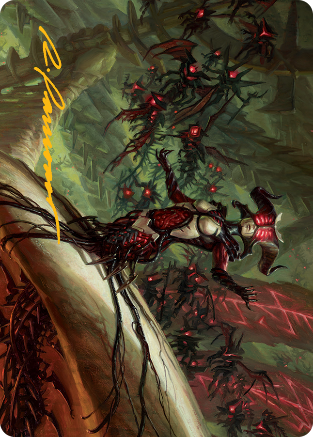 Sheoldred Art Card (Gold-Stamped Signature) [March of the Machine Art Series] | Devastation Store