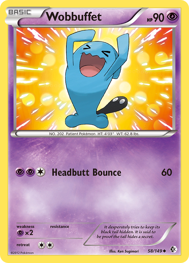 Wobbuffet (58/149) [Black & White: Boundaries Crossed] | Devastation Store