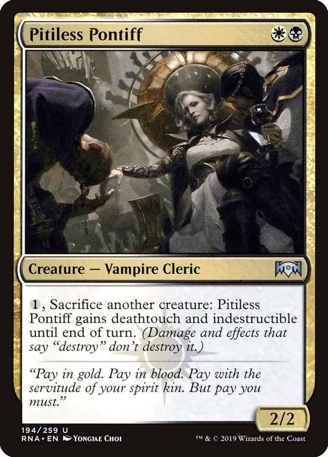 Pitiless Pontiff [Ravnica Allegiance] | Devastation Store