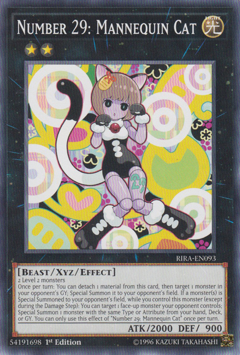 Number 29: Mannequin Cat [RIRA-EN093] Common | Devastation Store