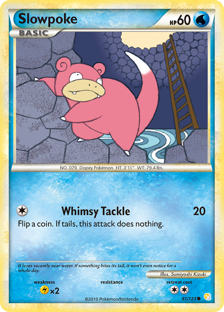 Slowpoke (81/123) [HeartGold & SoulSilver: Base Set] | Devastation Store