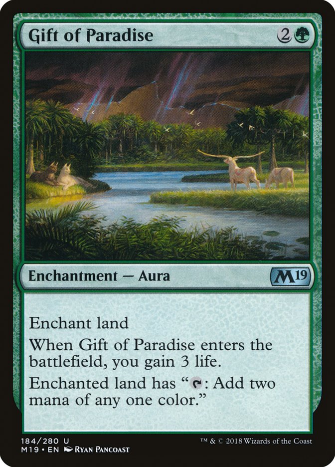 Gift of Paradise [Core Set 2019] | Devastation Store