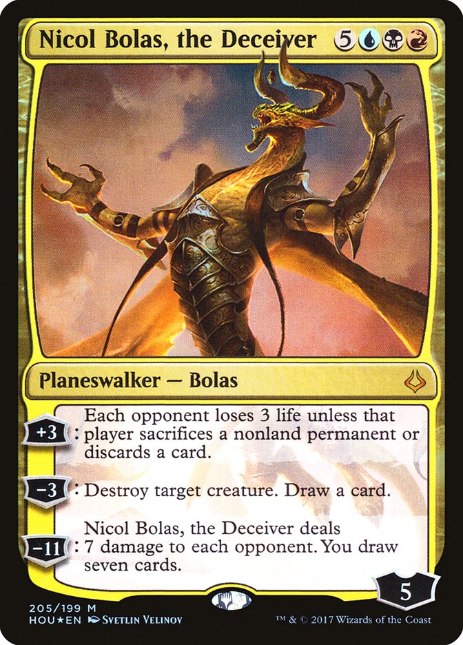 Nicol Bolas, the Deceiver [Hour of Devastation] - Devastation Store | Devastation Store