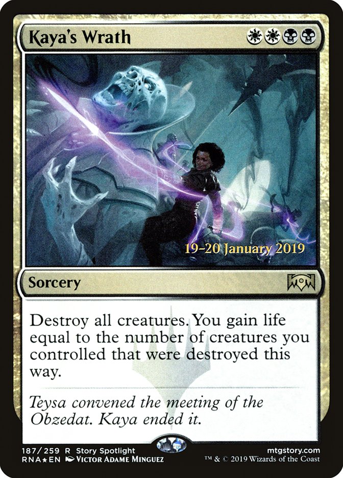 Kaya's Wrath [Ravnica Allegiance Prerelease Promos] | Devastation Store