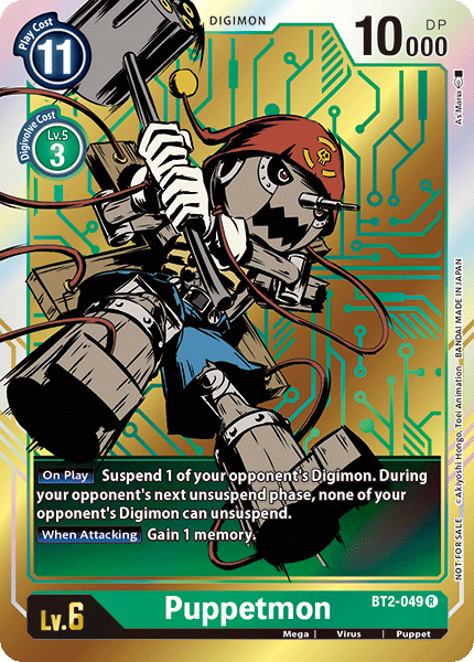 Puppetmon [BT2-049] (Dash Pack) [Release Special Booster Ver.1.0 Promos] | Devastation Store