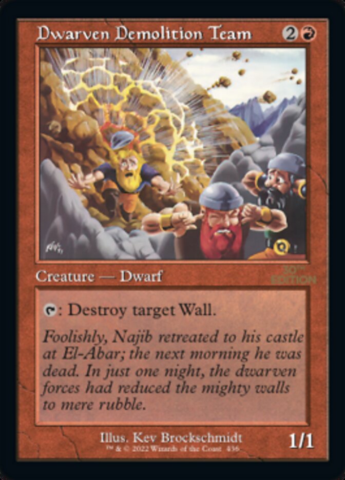 Dwarven Demolition Team (Retro) [30th Anniversary Edition] | Devastation Store