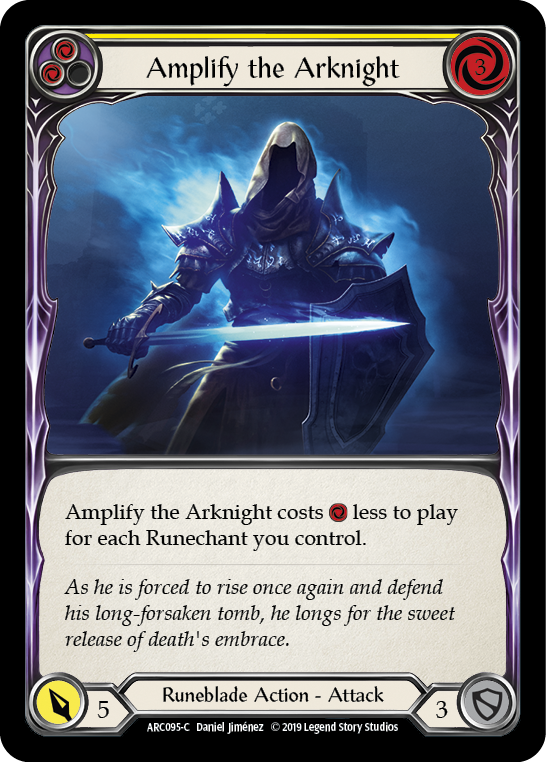 Amplify the Arknight (Yellow) [ARC095-C] 1st Edition Normal - Devastation Store | Devastation Store