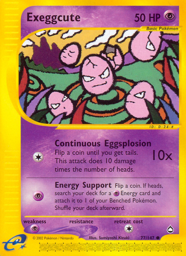 Exeggcute (77/147) [Aquapolis] | Devastation Store