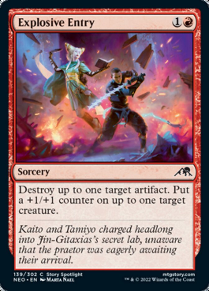 Explosive Entry [Kamigawa: Neon Dynasty] | Devastation Store