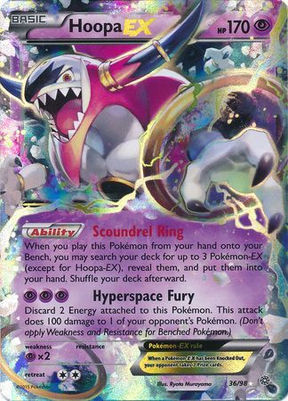 Hoopa EX (36/98) (Jumbo Card) [XY: Ancient Origins] | Devastation Store
